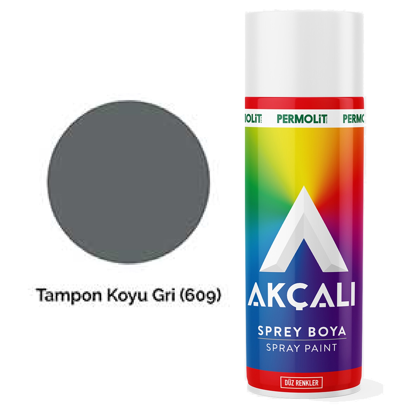 SPREY BOYA TAMPON KOYU GRI 609